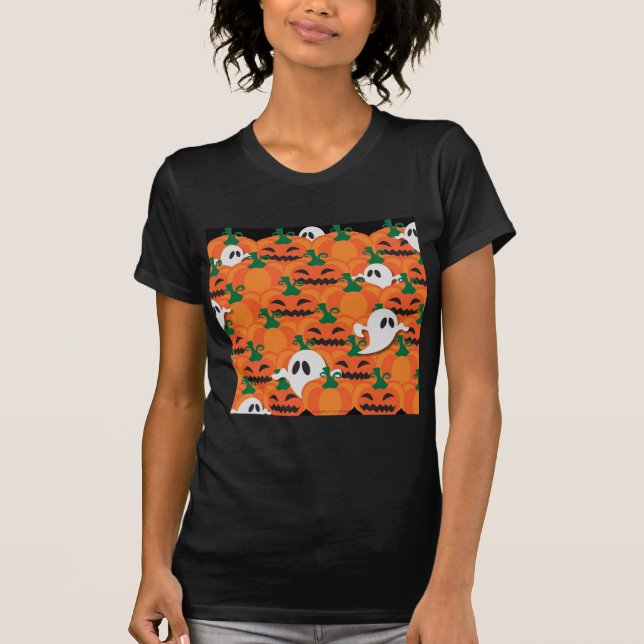 Camiseta Halloween Halloween Parche De Fantasmas (Anverso)