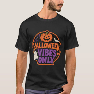 Camiseta Halloween Halloween sólo vibes retro