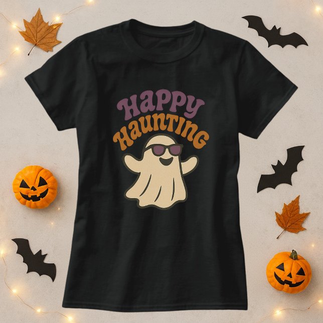 Camiseta Halloween Happy Haunting Guay Ghost (Subido por el creador)
