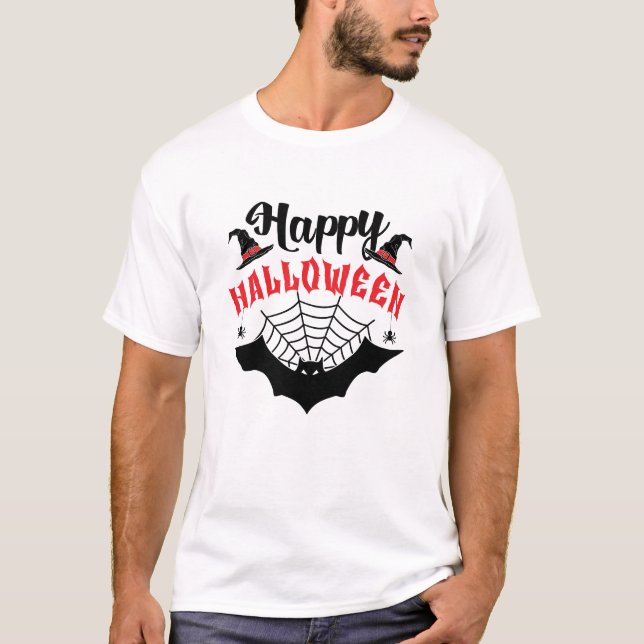 Camiseta Halloween Happy Spooktacular (Anverso)