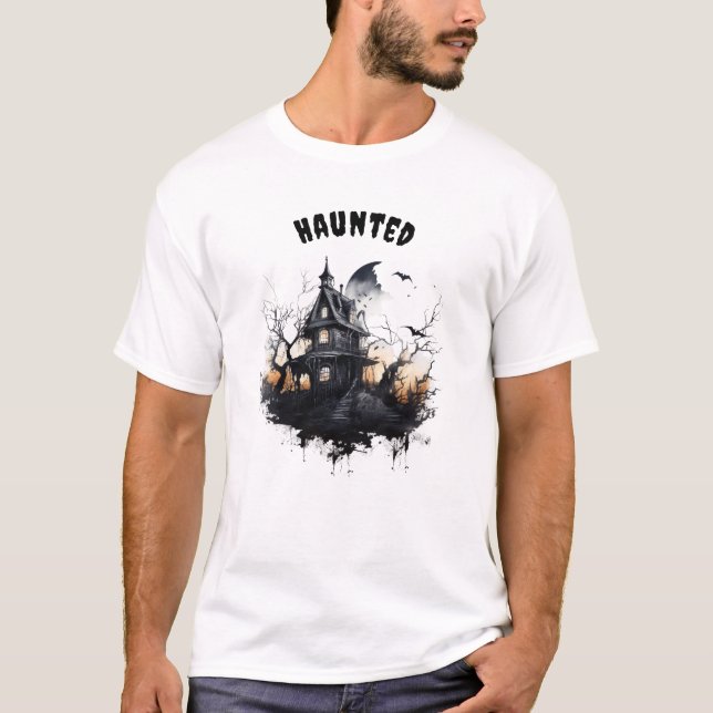 Camiseta Halloween Haunted House (Anverso)