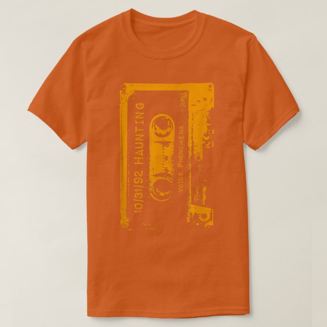 Camiseta Halloween Haunting Cassette Retro 90 (Diseño del anverso)