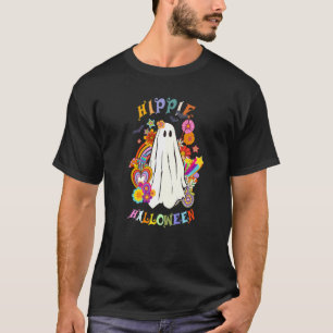 Camiseta Halloween Hippie Vibraciones Retro 60s 70s Hallowe