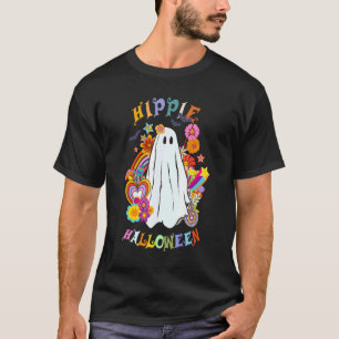 Camiseta Halloween Hippie Vibraciones Retro 60s 70s Hallowe