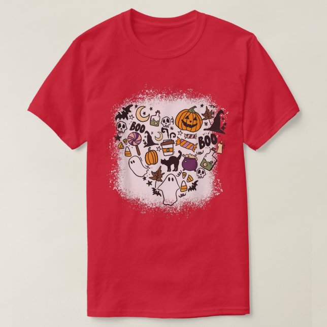 Camiseta Halloween Horror Costume Pumpkin Vampire Ghost Boy (Diseño del anverso)