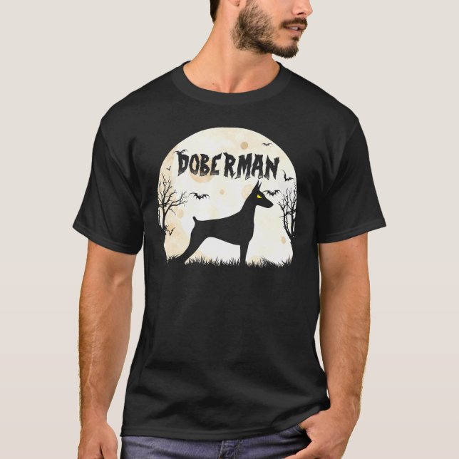 Camiseta Halloween Horror Doberman (Anverso)