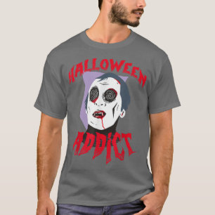 Camiseta Halloween Horror Historias Cine Miedo Addict Vampi