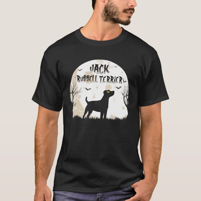 Camiseta Halloween Horror Jack Russell Terrier (Anverso)