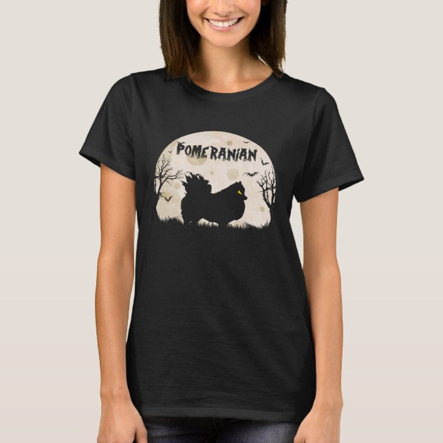 Camiseta Halloween Horror Pomeranian (Anverso)