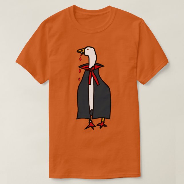 Camiseta Halloween Horror Vampiro Gaming Goose (Diseño del anverso)