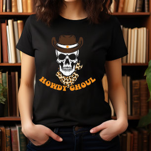 CAMISETA HALLOWEEN HOWDY GHOUL COWBOY SKULL