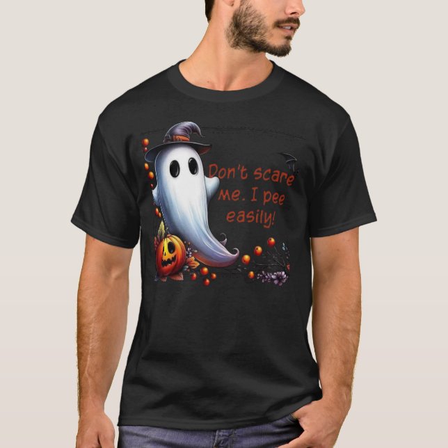 Camiseta Halloween Humor Ghost T-Shirt (Anverso)