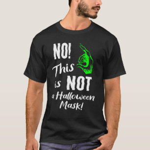 Camiseta Halloween Humor Mask Chiste Zombie Hand