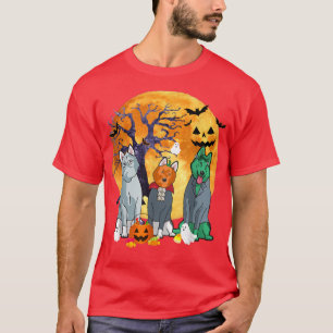 Camiseta Halloween Husky Dog Zombie Jack O Lantern Pumpkin