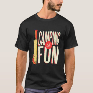 Camiseta Halloween I Camping Knife Camper Killer Scary Guay