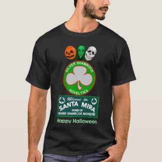 Camiseta Halloween III - Shamrock plateado y Santa Mira