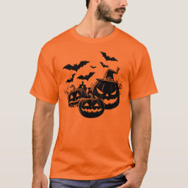 Camiseta Halloween in black and white