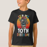 Camiseta Halloween It's My 10th Birthday Zombie<br><div class="desc">Halloween It's My 10th Birthday Zombie</div>
