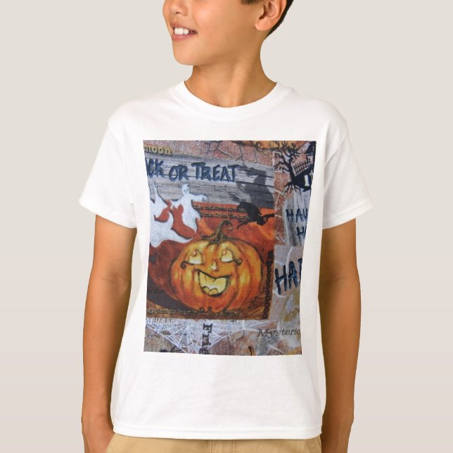 Camiseta Halloween Jack O' Lantern (Anverso)
