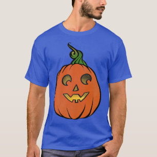 Camiseta Halloween Jack O Lantern Art orange pumpkin design
