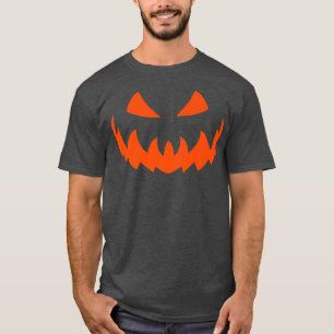 Camiseta Halloween Jack O Lantern Cara de calabaza tipo B 2