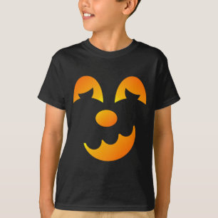 Camiseta Halloween Jack-o'-lantern Face Boy