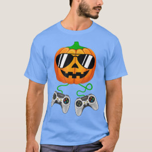 Camiseta Halloween Jack O Lantern Gamer Funny Halloween