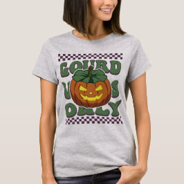 Camiseta Halloween Jack O Lantern Gourdes Vibes solamente