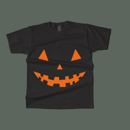 Camiseta Halloween Jack O Lantern Silhouette Kid T-Shirt