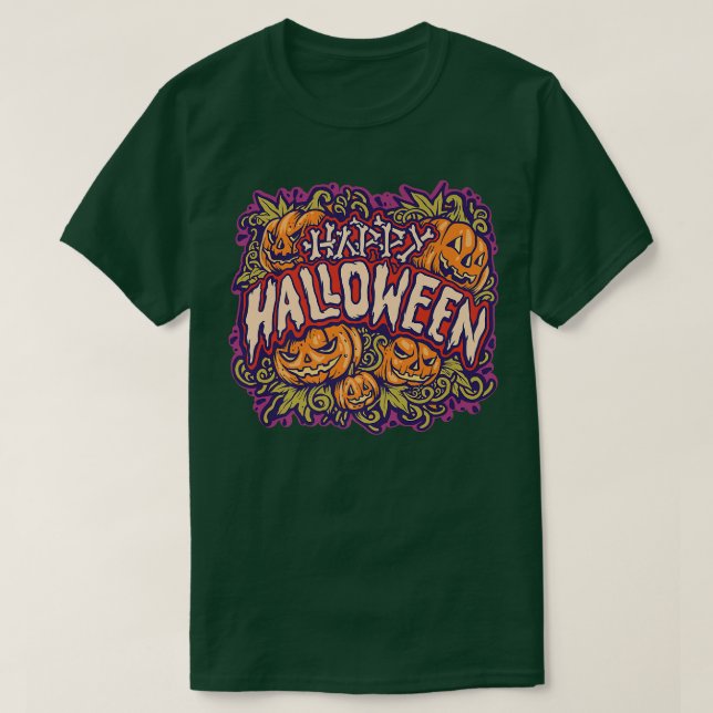 Camiseta Halloween Jack O Lantern Spookkin (Diseño del anverso)