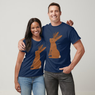 Camiseta Halloween Jackalope Trick o Trete