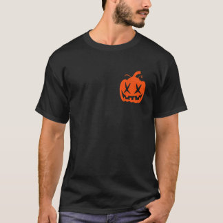 Camiseta Halloween Jackolantern Shirt Fall Pumpkin Face Adu