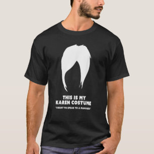 Camiseta Halloween Karen Costume Funny Laurel Cut