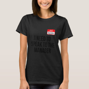 Camiseta Halloween Karen Costume Men Can I Spet to t