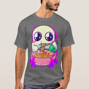 Camiseta Halloween Kawaii Comida japonesa divertida rata fa