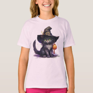 Camiseta Halloween Kitten
