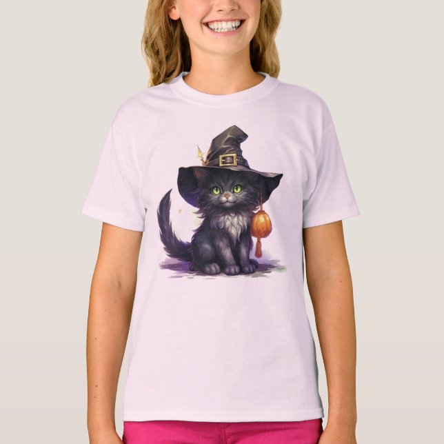 Camiseta Halloween Kitten (Anverso)
