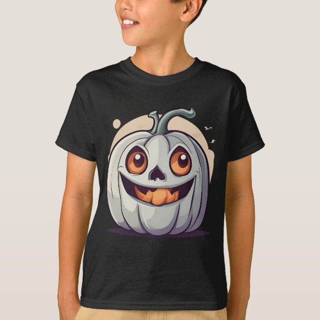 Camiseta Halloween Kürbis Geist (Anverso)