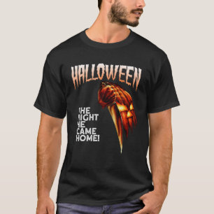 Camiseta Halloween La Noche En Que Vino A Casa Tee Para Hom