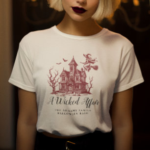 Camiseta Halloween: La perversa fiesta de la bruja de la ca