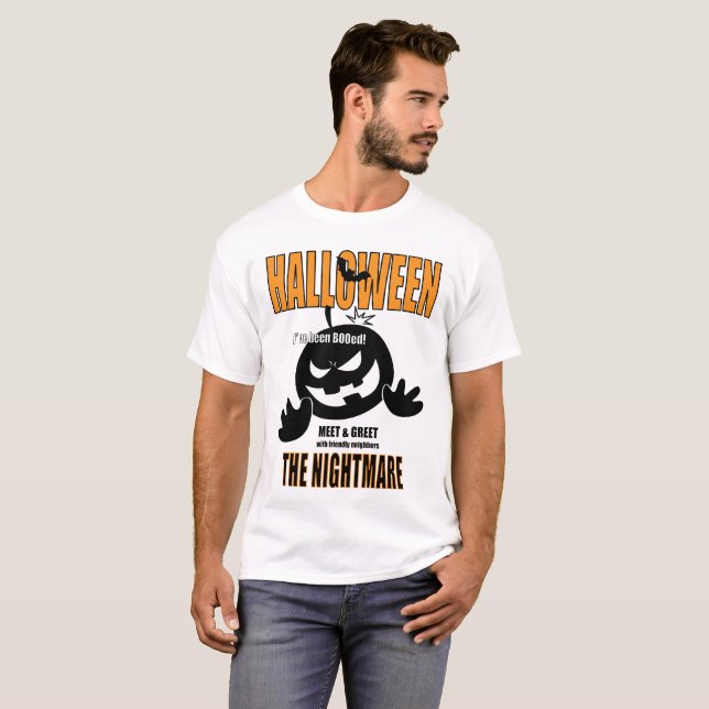 Camiseta Halloween la pesadilla (Anverso completo)