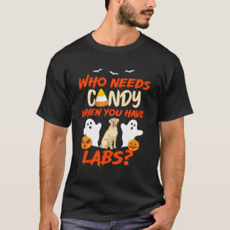 Camiseta Halloween Lab Dad Labrador Perro Lover
