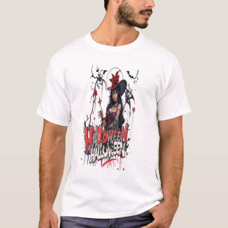 Camiseta halloween ladies graffiti art 3D family