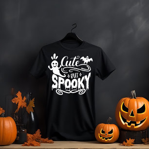 Camiseta Halloween lindo pero espeluznante