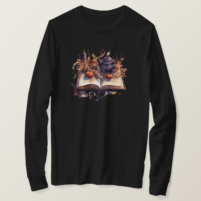Camiseta Halloween Long Sleeve (Anverso del diseño)