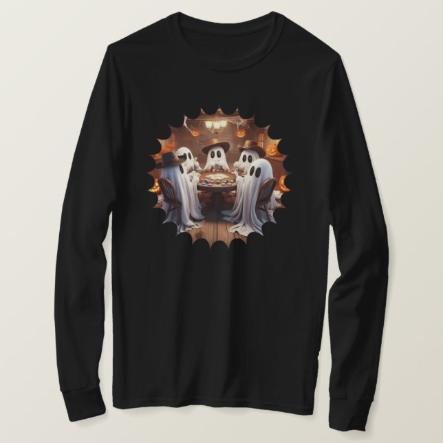 Camiseta Halloween Long Sleeve (Anverso del diseño)