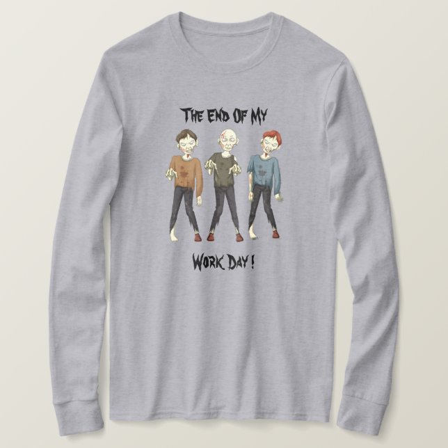 Camiseta Halloween Long Sleeve (Anverso del diseño)
