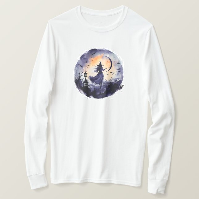 Camiseta Halloween Long Sleeve (Anverso del diseño)