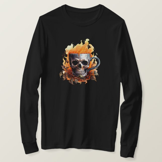 Camiseta Halloween Long Sleeve (Anverso del diseño)