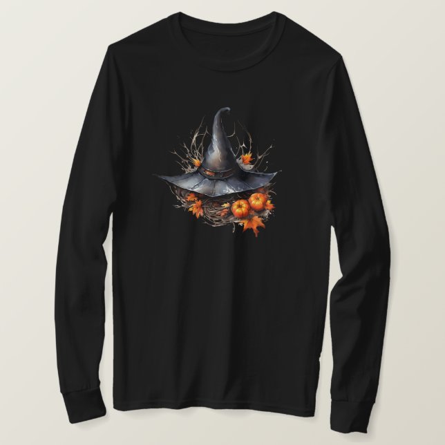 Camiseta Halloween Long Sleeve (Anverso del diseño)